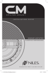 Niles CM7/CM8 in-ceiling Loudspeaker Installation Manual