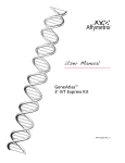 User Manual, GeneAtlas 3' IVT Express Kit