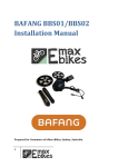 BAFANG BBS01/BBS02 Installation Manual