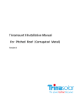 Trinamount II Installation Manual For Pitched Roof