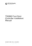 TS0866 Four-Door Controller Installation Manual