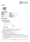 SPECIFICATIONS MEASUREMENTS INSTALLATION MANUAL