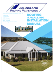 ROOFING & WALLING INstALLAtION MANuAL