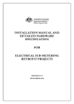 Sub-meter Installation Manual for Retrofit Projects