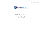 PS-20 Thermal Printer User Manual