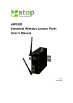 AW5500 Industrial Wireless Access Point User's Manual