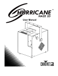 Hurricane Haze 2D User Manual Rev. 10
