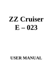 ZZE-023 Cruiser User Manual
