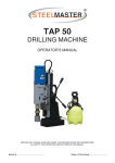TAP50 User Manual.indd - Industrial Tool and Machinery Sales