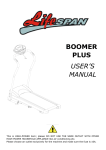 BOOMER PLUS USER'S MANUAL