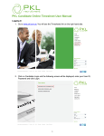 PKL Candidate Online Timesheet User Manual