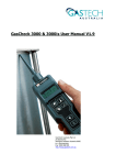 GasCheck 3000 & 3000is User Manual V1.9