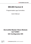 DeviceNet Master-Slave Module User's Manual