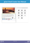 gCast: Email Creator User Manual
