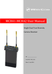 MCR41-MCR42 User Manual - Pro Audio & Television
