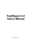 FastReport 3.0 User's Manual