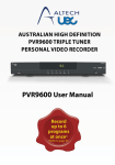PVR9600 User Manual