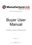 Manufacturelink Buyer User Manual