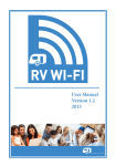 User Manual Version 1.2 2015 - RV Wi-Fi