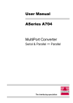ASeries A704 User Manual MultiPort Converter