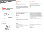 USER'S MANUAL - JetBlack Cycling