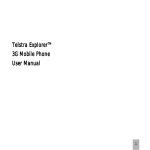 Telstra Explorer 3G Mobile Phone User Manual