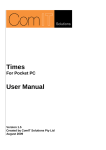 Times User Manual