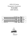 Apex PE-232 MKII User Manual