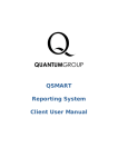 QSMART Reporting System Client User Manual