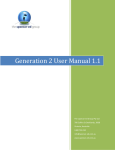 Generation 2 User Manual 1.1 - The Sponsor