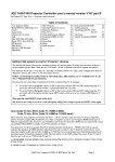 JED T430/T440 Projector Controller user's manual version V103 part B