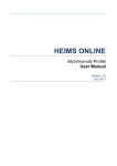 HEIMS Online My University HEP Profile Submitter User Manual V1.0