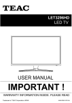 USER MANUAL