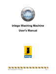 Intego Washing Machine User's Manual