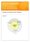 Quality Coordinator User Manual