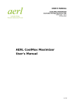 AERL CoolMax Maximizer User's Manual