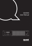 QX4500 User Manual