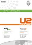 U2 WƌŽ – USER MANUAL - Anser
