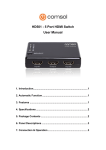 HD501 - 5 Port HDMI Switch User Manual