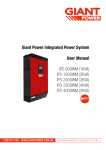 Giant Power Integrated Power System User Manual IPS