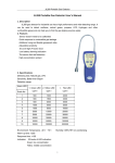 JL269 Portable Gas Detector User's Manual