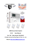 GSM House Alarm System S110 User Manual Ver