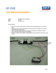 QP-5588 User Manual Ammendment 110131