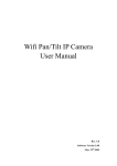 Wifi Pan/Tilt IP Camera User Manual