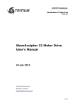 WaveSculptor 22 Motor Drive User's Manual