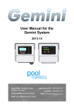 User Manual for the Gemini System