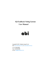 IQ Feedback Voting System User Manual