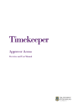 Timekeeper Approver User Manual