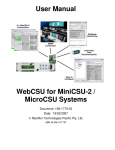 WebCSU Operation Manual - Rectifier Technologies Pacific