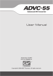 ADVC55 User Manual